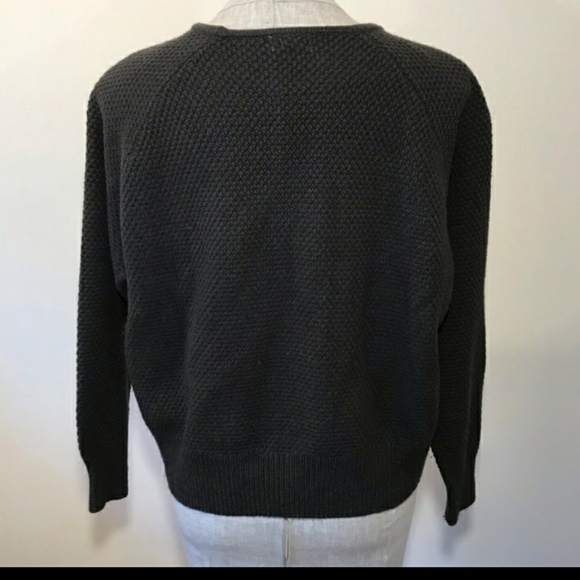 Silence+Noise Cropped Sweater Green Small - Picture 3 of 7